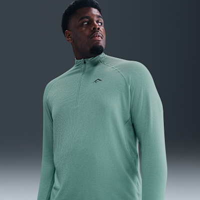 Playera de capa intermedia Dri-FIT de medio cierre para hombre Nike Trail