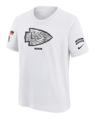 Подростковая футболка Kansas City Chiefs Salute to Service Primary Edge Legend Big Kids' Nike Dri-FIT NFL