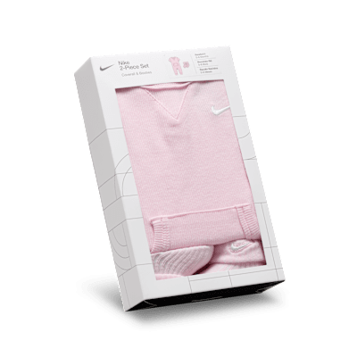 Nike Baby Rib Knit Romper and Socks Set