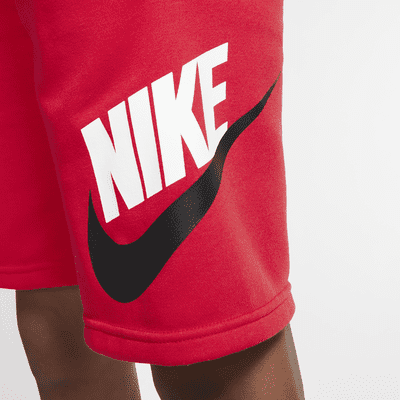 Shorts para niños talla grande Nike Sportswear Club Fleece