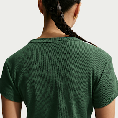 Nike Sportswear Women's Tight Ribbed Short-Sleeve T-Shirt