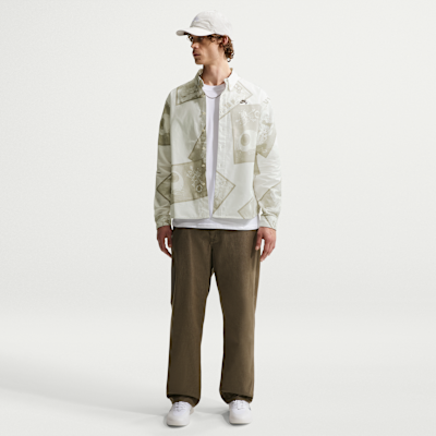 Nike SB Men's Long-Sleeve Button-Up Skate Top