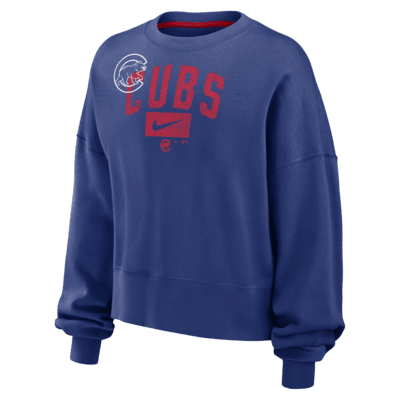 Chicago Cubs Team Women's Nike MLB Pullover Sweatshirt