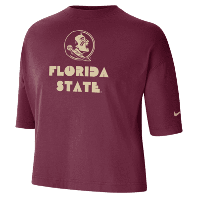 Playera cropped para mujer Nike College (Florida State). Nike.com