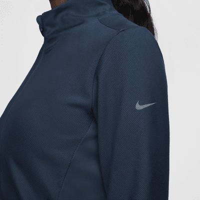 Capa media Dri-FIT de cierre completo para mujer Nike One Rib