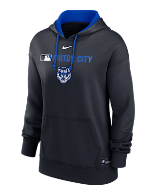 Женское худи Detroit Tigers Authentic Collection City Connect Nike Therma MLB Pullover Hoodie