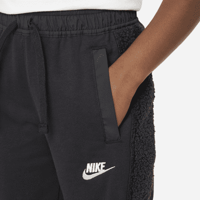 Pantalones acondicionados para el invierno para niños talla grande Nike Sportswear Club Fleece