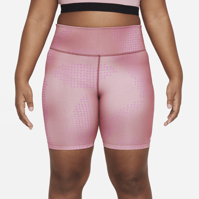 Nike Dri-FIT One Big Kids' (Girls') Biker Shorts (Extended Size)