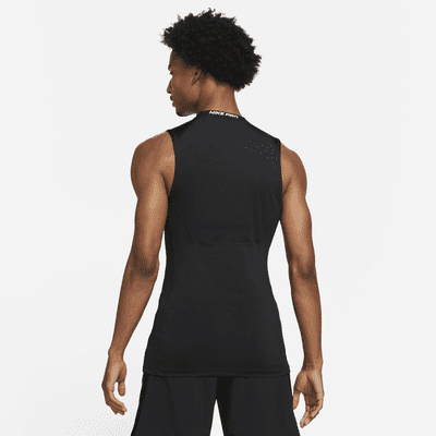 nike youth pro hyperstrong sleeveless football shirt