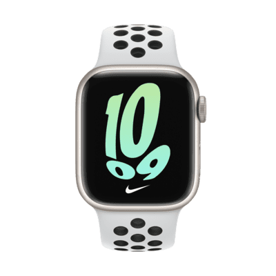 Apple Watch Series 7 (GPS + Cellular) With Nike Sport Band 41mm Starlight Aluminium Case