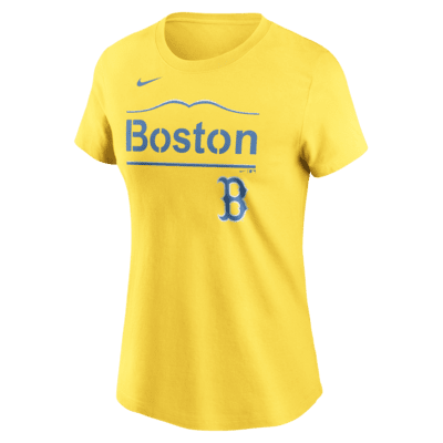 Playera para mujer Nike City Connect Wordmark (MLB Boston Red Sox ...