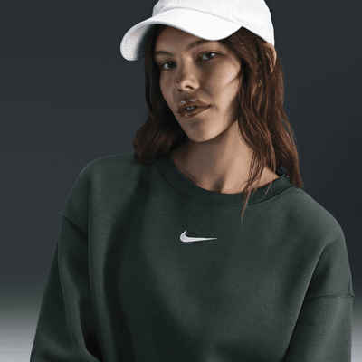 Nike Sportswear Phoenix Fleece Oversize-Damen-Sweatshirt mit Rundhalsausschnitt