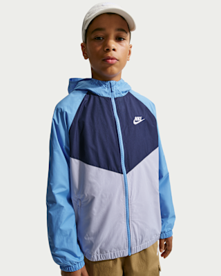 Детская куртка Nike Sportswear Windrunner Big Kids' Hooded Repel для бега