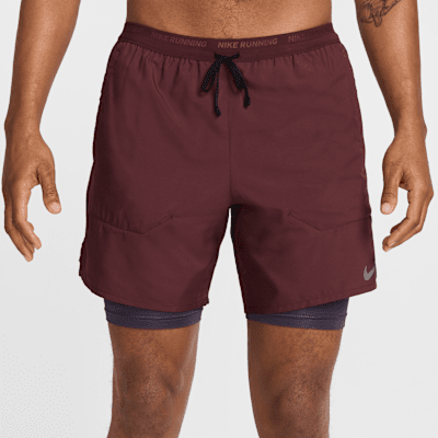 Shorts de running 2 en 1 Dri-FIT de 18 cm para hombre Nike Stride