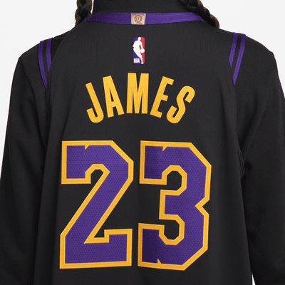 Lebron James Los Angeles Lakers City Edition Men's Nike Dri-FIT ADV NBA Authentic Jersey