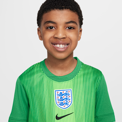 Equipación de portero/a Stadium Inglaterra 2025/26 Camiseta de manga corta de fútbol Replica Nike Dri-FIT - Niño/a