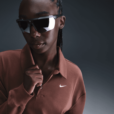 Polo oversize a manica lunga Nike Sportswear Essential – Donna