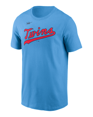 Мужская футболка Minnesota Twins Cooperstown Wordmark Nike MLB