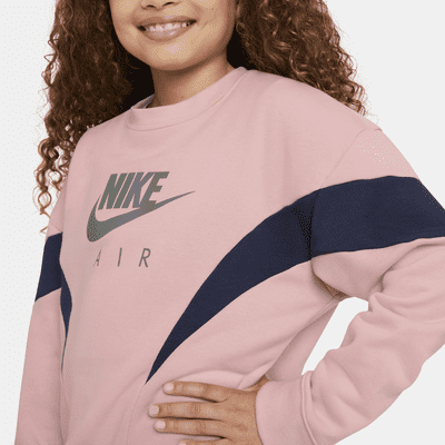 Sudadera de French Terry para niña talla grande Nike Air