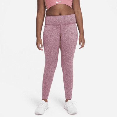 Nike Dri-FIT One Luxe Mid-Rise Pink Leggings AJ8827-614 Size XXL Logo Plus  Size