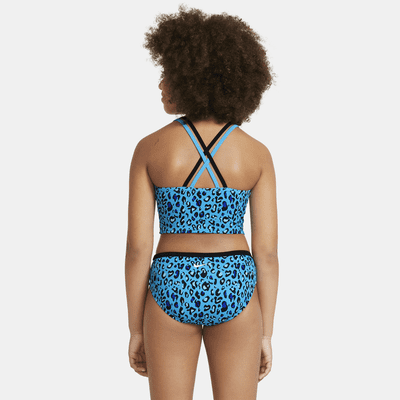 Nike Big Kids' (Girls') Spiderback Midkini Set