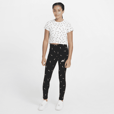 Nike Sportswear Favorites Big Kids' (Girls') Printed Leggings