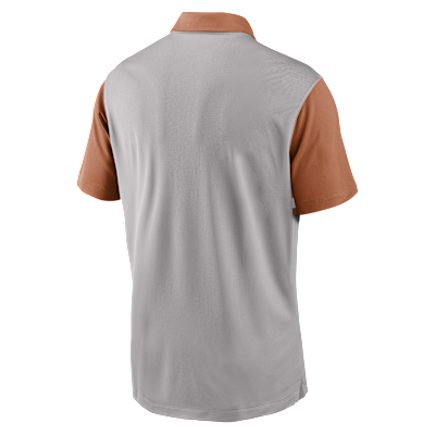 Polo universitaria Nike Dri-FIT para hombre Texas Vapor
