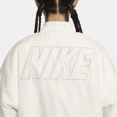 Nike Sportswear 女款雙面人造毛皮飛行夾克