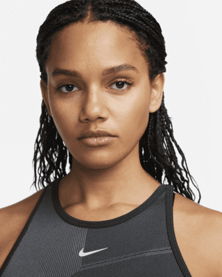 Nike Women's Dri-Fit ADV Aura Slim-Fit Tank Top, XL, Black