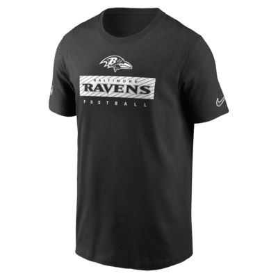 Baltimore Ravens Sideline Team Issue Men's Nike Dri-FIT NFL T-Shirt ...