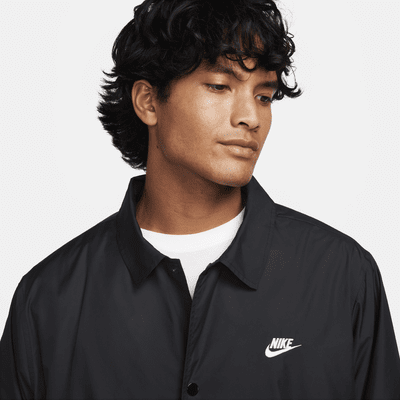 Chamarra de coach para hombre Nike Club