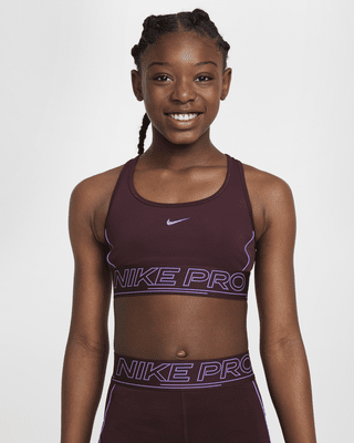 Nike Pro Swoosh Girls' Sports Bra. Nike AU