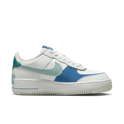 Nike Air Force 1 Shadow Pastel Summit white/ Glacier Blue -Foss