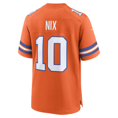 Bo Nix Denver Broncos Men's Nike NFL Game Jersey