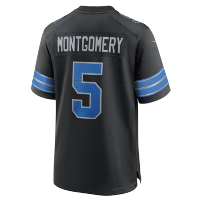 Jersey de fútbol americano Nike de la NFL Game para hombre David Montgomery Detroit Lions