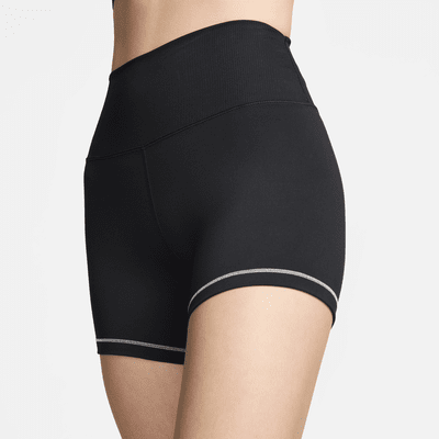 Nike One Rib Malles ciclistes curtes de cintura alta de 13 cm - Dona