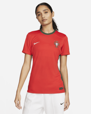 Nike Women's Portugal '22 Home Replica Jersey, Medium, Red