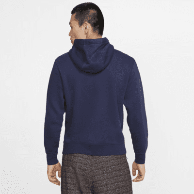 Sudadera con gorro sin cierre con estampado para hombre Nike Sportswear Club Fleece