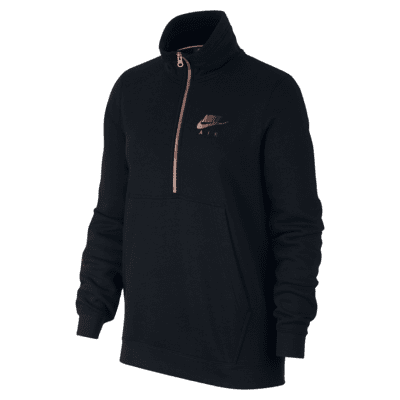 Haut à demi-zip en tissu Fleece Nike Air pour Femme