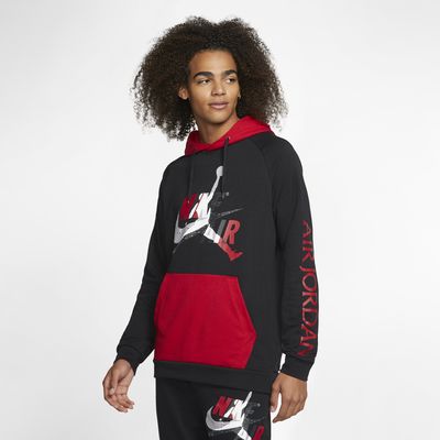 red jordan pullover