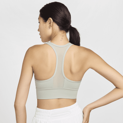 Nike Swoosh Medium Support Women's Padded Longline Sports Bra