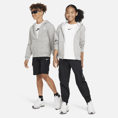 Nike Sportswear Club Fleece Older Kids' Full-Zip Hoodie. Nike UK