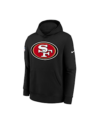 Детское худи San Francisco 49ers Sideline Club Big Kids' Nike NFL Pullover Hoodie