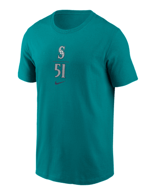 Мужская футболка Ichiro Suzuki Seattle Mariners 2025 Hall of Fame Nike MLB
