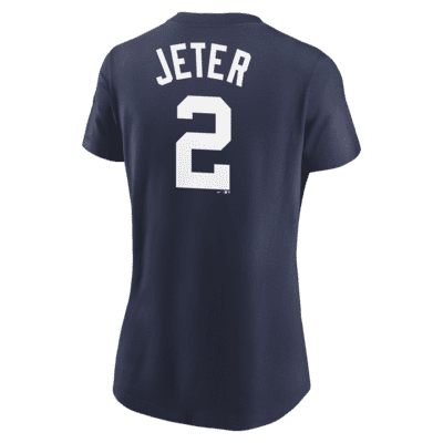 Derek Jeter #2 THREE60 Gear Sz S Polyester T-Shirt New York Yankees Auth  NWOT