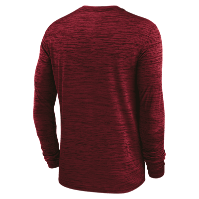 Alabama Sideline Velocity Men's Nike Dri-FIT College Long-Sleeve T-Shirt