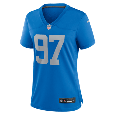 Aidan Hutchinson Detroit Lions Women's Nike NFL Game Football Jersey