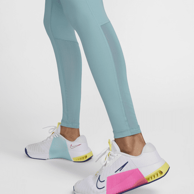 Leggings a vita media con inserti in mesh Nike Pro – Donna