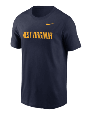 Мужская футболка West Virginia Mountaineers Primetime Wordmark Nike College