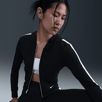 Nike Sportswear Women's Full-Zip Hooded Long-Sleeve Top
